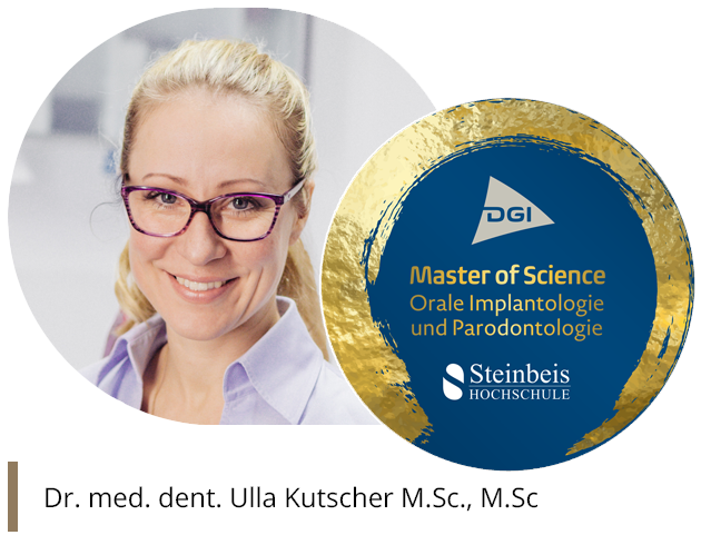 Dr. med. dent. Ulla Kutscher, M.Sc., M.Sc. Dr. med. dent. Ulla Kutscher, M.Sc., M.Sc.