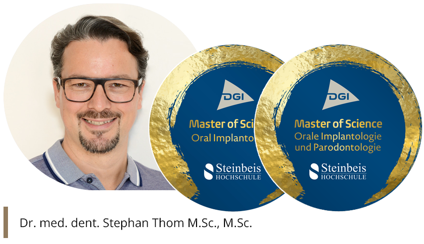 Dr. med. dent. Stephan Thom M.Sc., M. Sc. Dr. med. dent. Stephan Thom M.Sc., M. Sc.